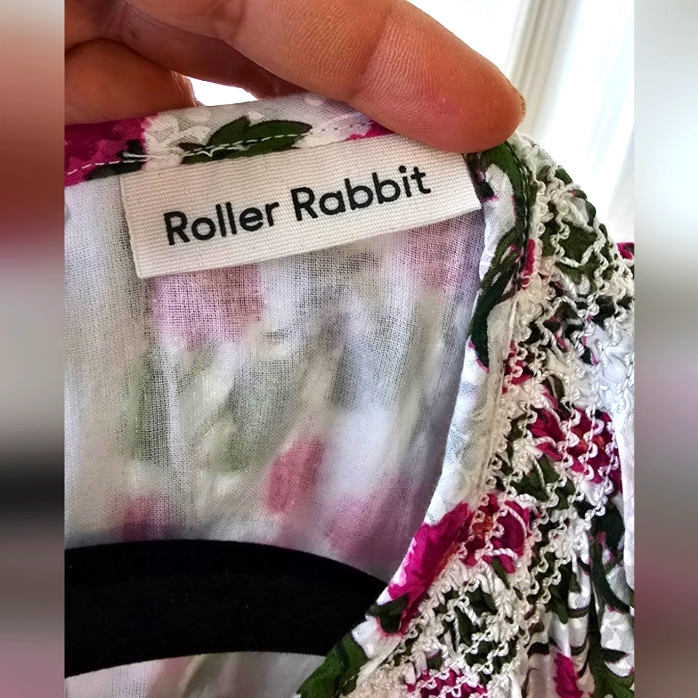 Roller Rabbit Floral Dress Girls Size 12 - Picture 7 of 16